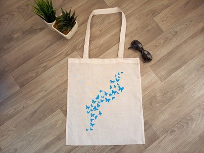 Tote bag papillon