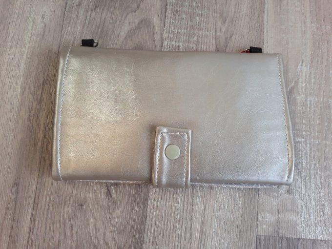 Portefeuille complice gris