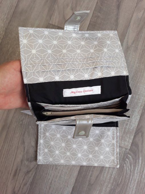 Portefeuille complice gris